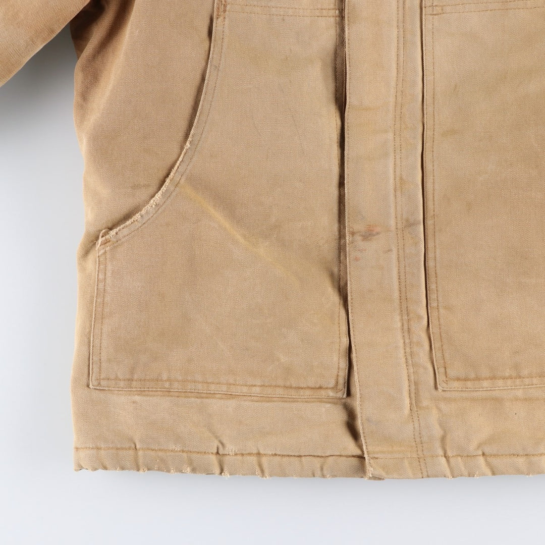 Carhartt Traditional Padded Duck Work Jacket, Men's Size L unclear beige type brown Vintage Second Hand