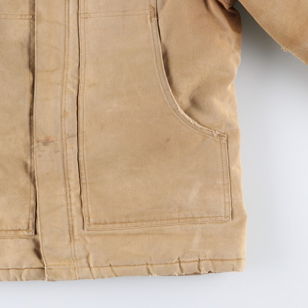 Carhartt Traditional Padded Duck Work Jacket, Men's Size L unclear beige type brown Vintage Second Hand