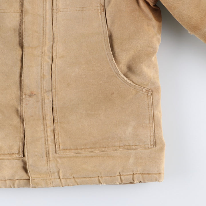 Carhartt Traditional Padded Duck Work Jacket, Men's Size L unclear beige type brown Vintage Second Hand
