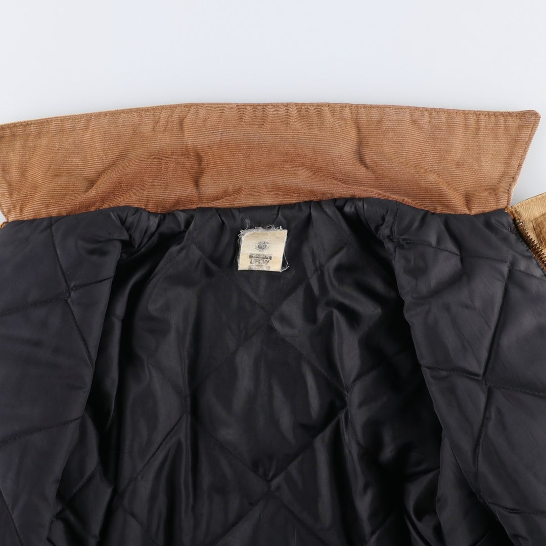 Carhartt Traditional Padded Duck Work Jacket, Men's Size L unclear beige type brown Vintage Second Hand