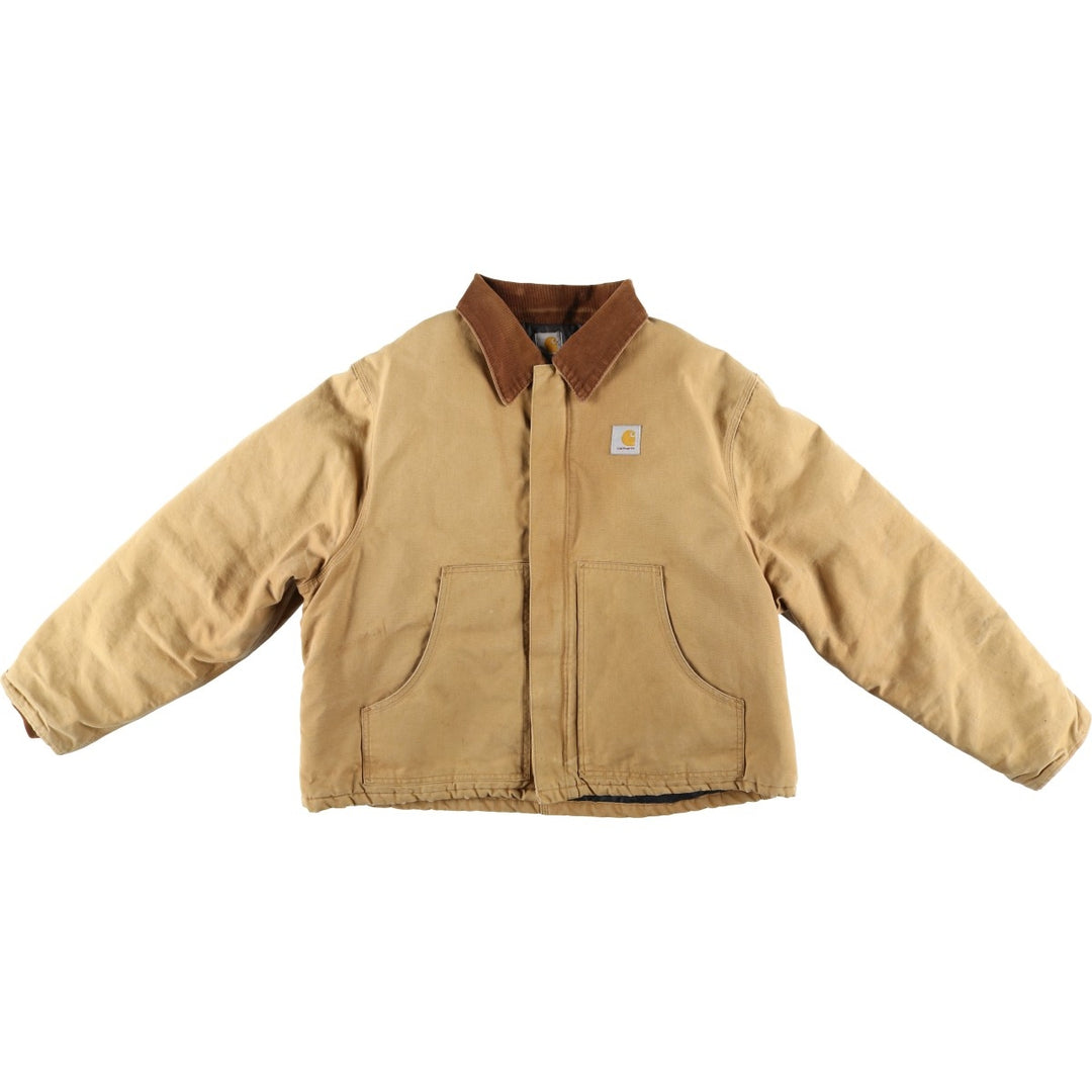 Carhartt Traditional Padded Duck Work Jacket, Men's XL unclear Beige type Vintage Second Hand
