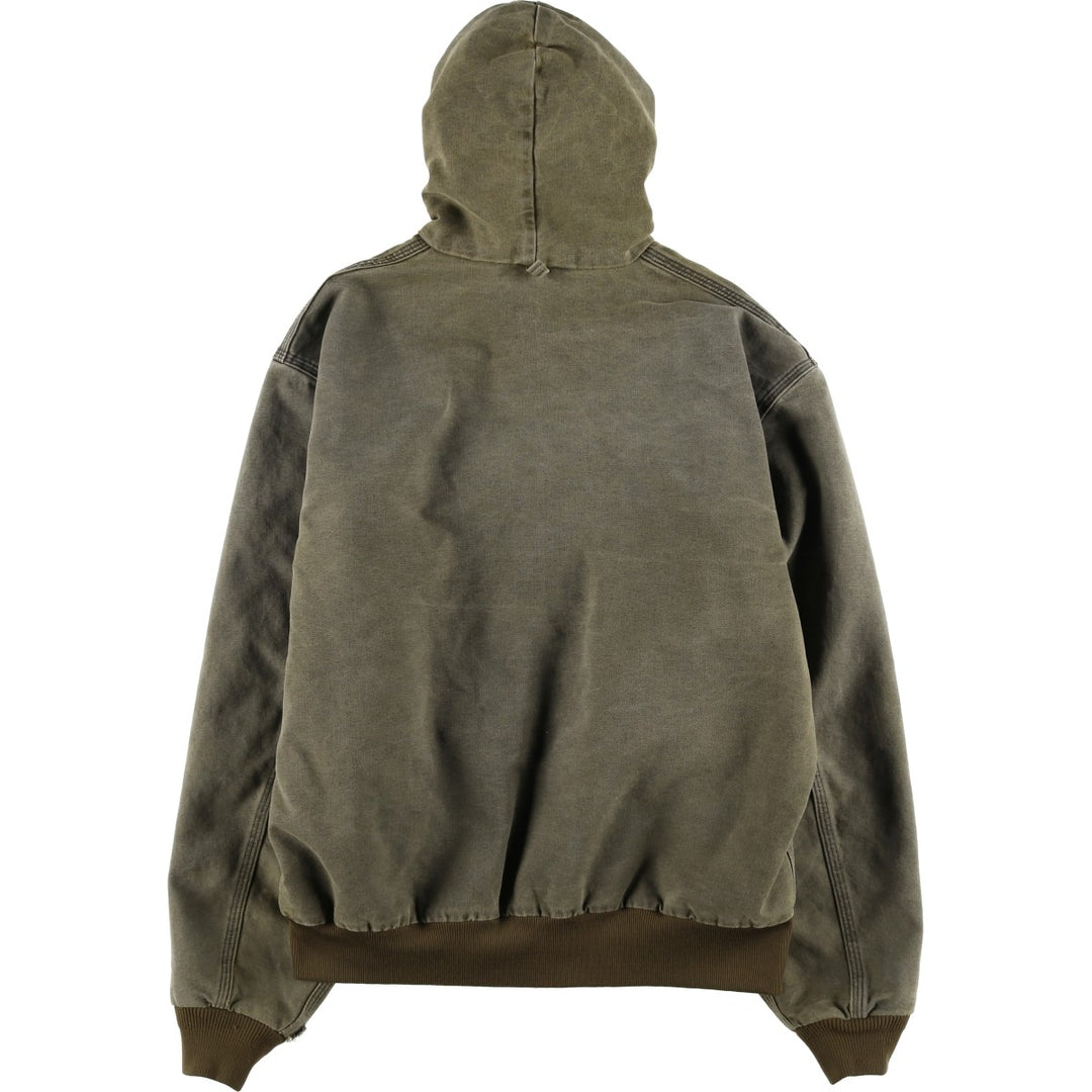 Carhartt Active Jacket, Padded Duck Full-Zip Hoodie, Men's XL unclear Khaki type Vintage Second Hand
