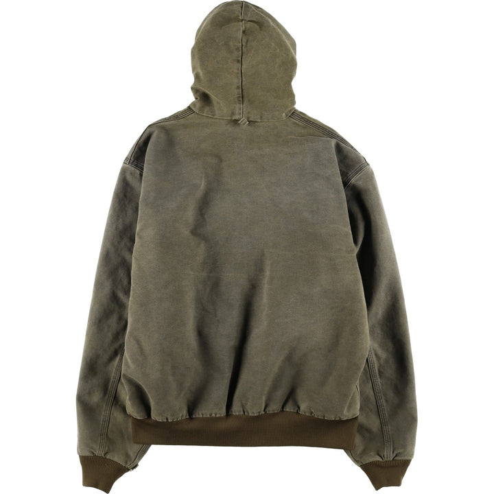 Carhartt Active Jacket, Padded Duck Full-Zip Hoodie, Men's XL unclear Khaki type Vintage Second Hand