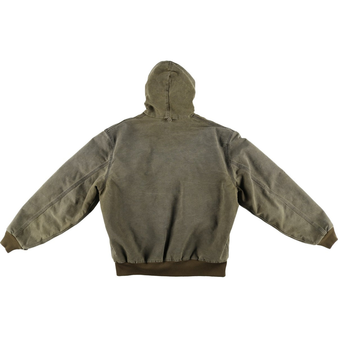 Carhartt Active Jacket, Padded Duck Full-Zip Hoodie, Men's XL unclear Khaki type Vintage Second Hand