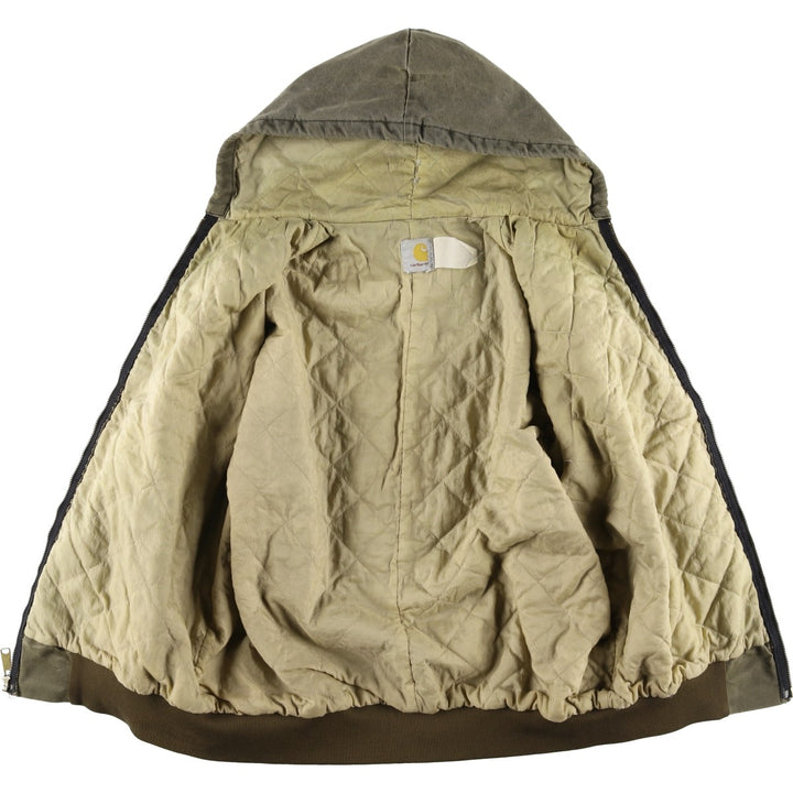 Carhartt Active Jacket, Padded Duck Full-Zip Hoodie, Men's XL unclear Khaki type Vintage Second Hand