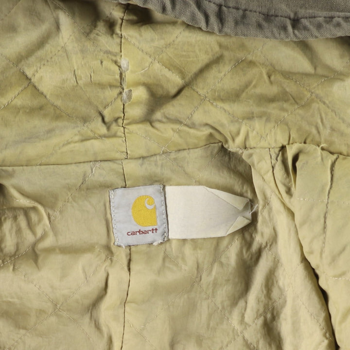 Carhartt Active Jacket, Padded Duck Full-Zip Hoodie, Men's XL unclear Khaki type Vintage Second Hand