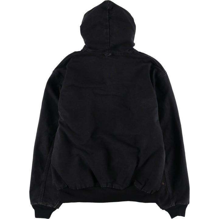 Carhartt Active Jacket Duck Full Zip Parka Made in USA Men's XL cotton black type Vintage Second Hand
