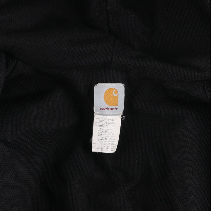 Carhartt Active Jacket Duck Full Zip Parka Made in USA Men's XL cotton black type Vintage Second Hand