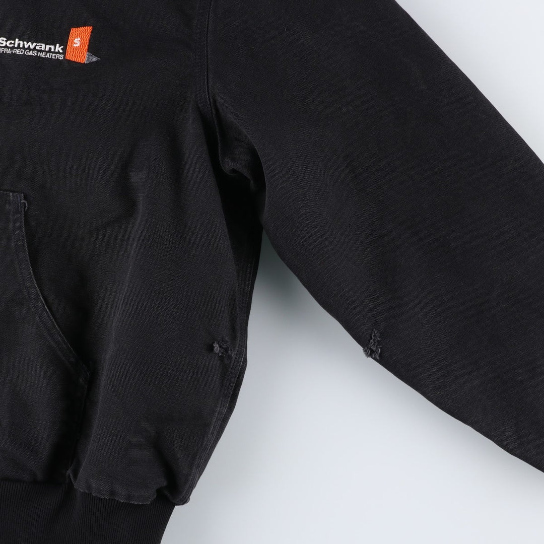Carhartt Active Jacket Duck Full Zip Parka Made in USA Men's XL cotton black type Vintage Second Hand