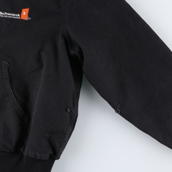 Carhartt Active Jacket Duck Full Zip Parka Made in USA Men's XL cotton black type Vintage Second Hand
