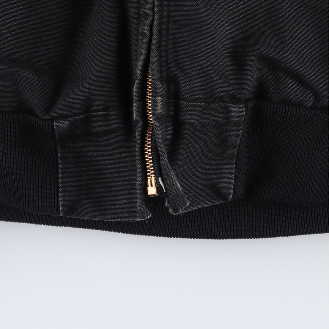 Carhartt Active Jacket Duck Full Zip Parka Made in USA Men's XL cotton black type Vintage Second Hand