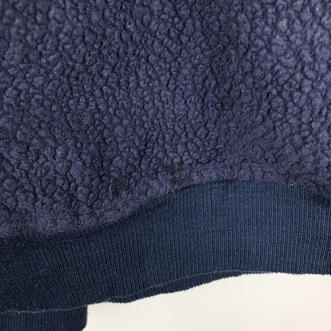 Patagonia Shearling Button Pullover 26140FA22 Half-Button Fleece Pullover, Men's XL polyester Navy blue Vintage Second Hand