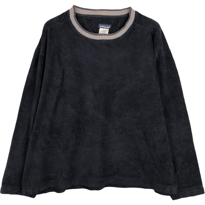 Patagonia Rhythm Plush Synchilla Sweatshirt 20845SP, Men's Medium Fleece Top polyester navy blue type Vintage Second Hand