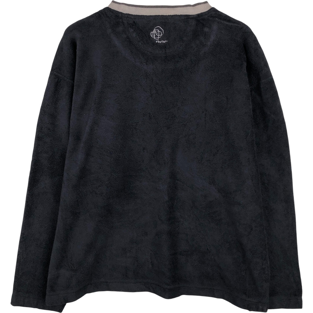 Patagonia Rhythm Plush Synchilla Sweatshirt 20845SP, Men's Medium Fleece Top polyester navy blue type Vintage Second Hand