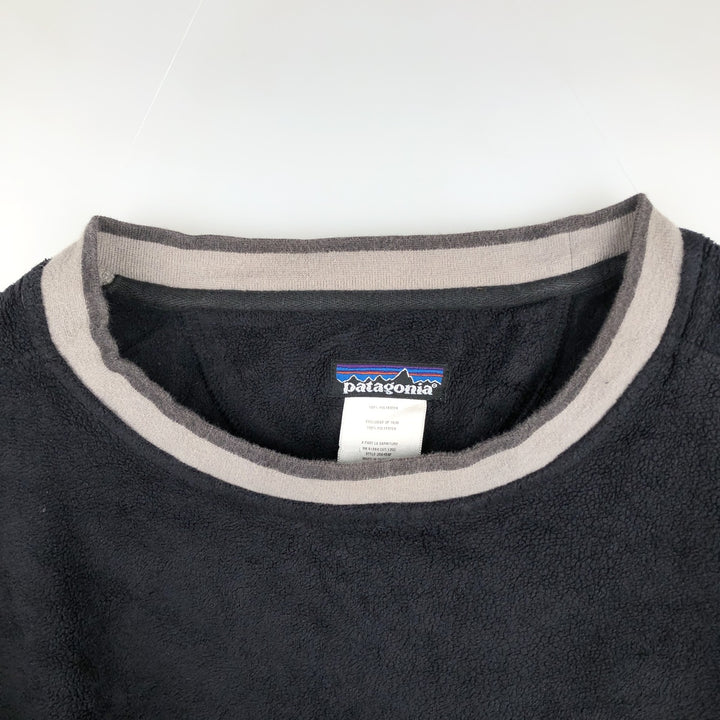 Patagonia Rhythm Plush Synchilla Sweatshirt 20845SP, Men's Medium Fleece Top polyester navy blue type Vintage Second Hand