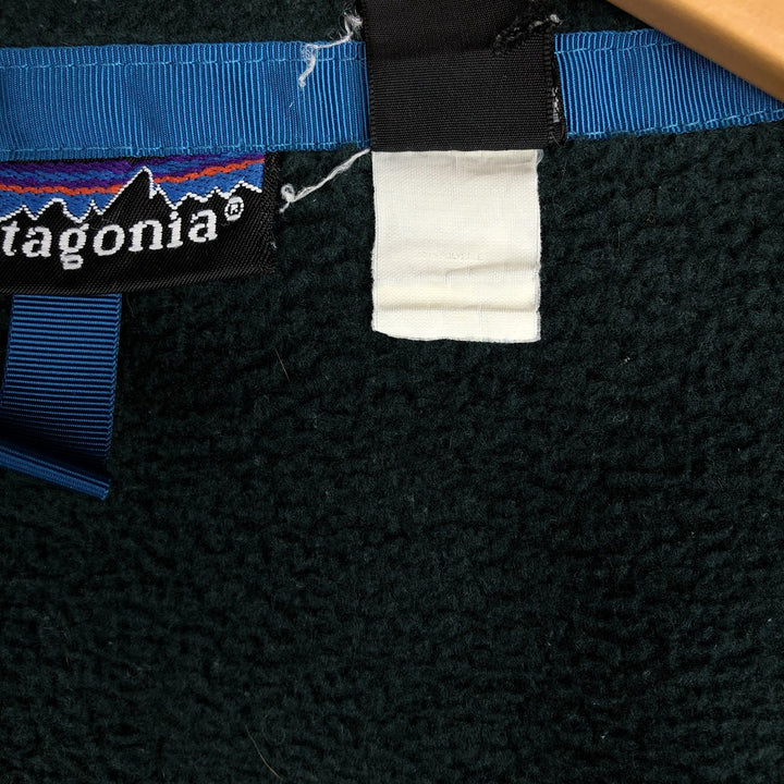 Patagonia 25021 Fleece Jacket, Made in USA, Men's Size L unclear Green type dark green Vintage Second Hand