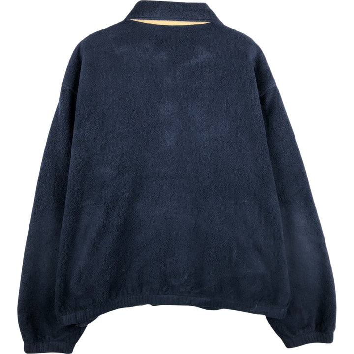 Ralph Lauren POLO by Ralph Lauren Swing Top Fleece Jacket, Men's XL polyester navy blue type Vintage Second Hand