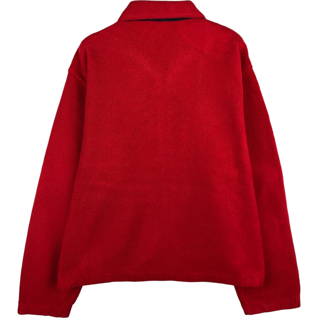 Ralph Lauren POLO by Ralph Lauren Swing Top Fleece Jacket, Men's Size Medium polyester red type Vintage Second Hand