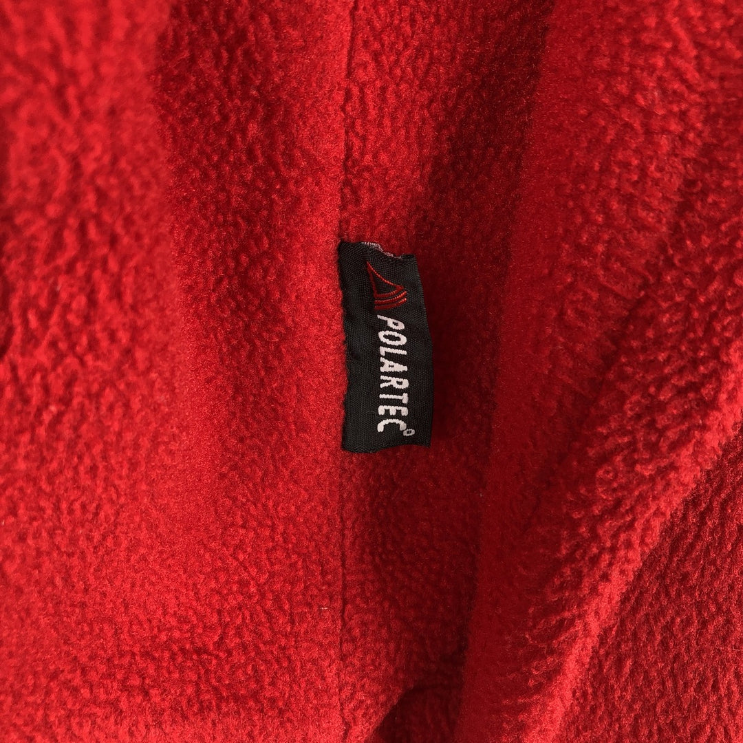 Ralph Lauren POLO by Ralph Lauren Swing Top Fleece Jacket, Men's Size Medium polyester red type Vintage Second Hand