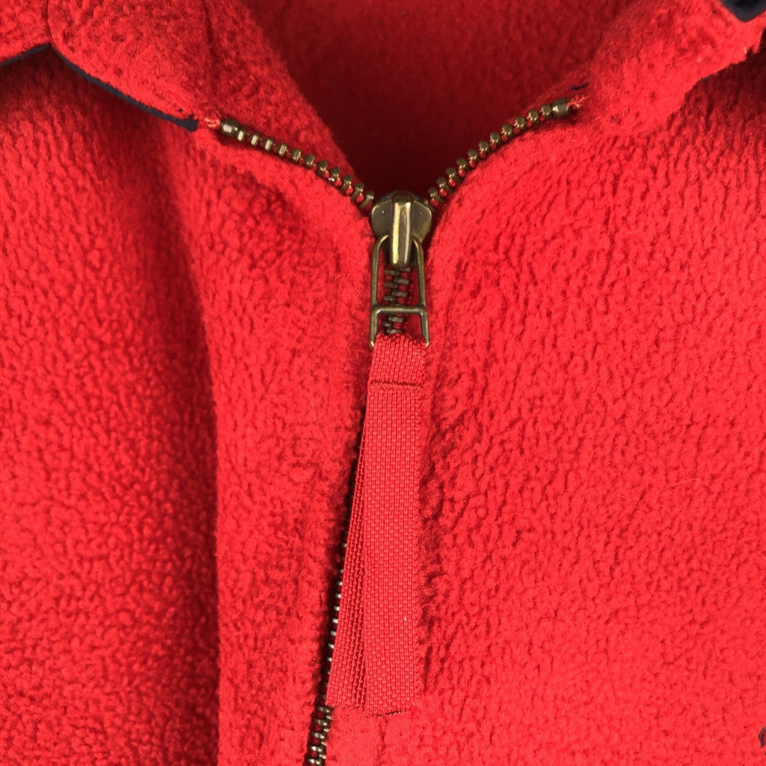 Ralph Lauren POLO by Ralph Lauren Swing Top Fleece Jacket, Men's Size Medium polyester red type Vintage Second Hand