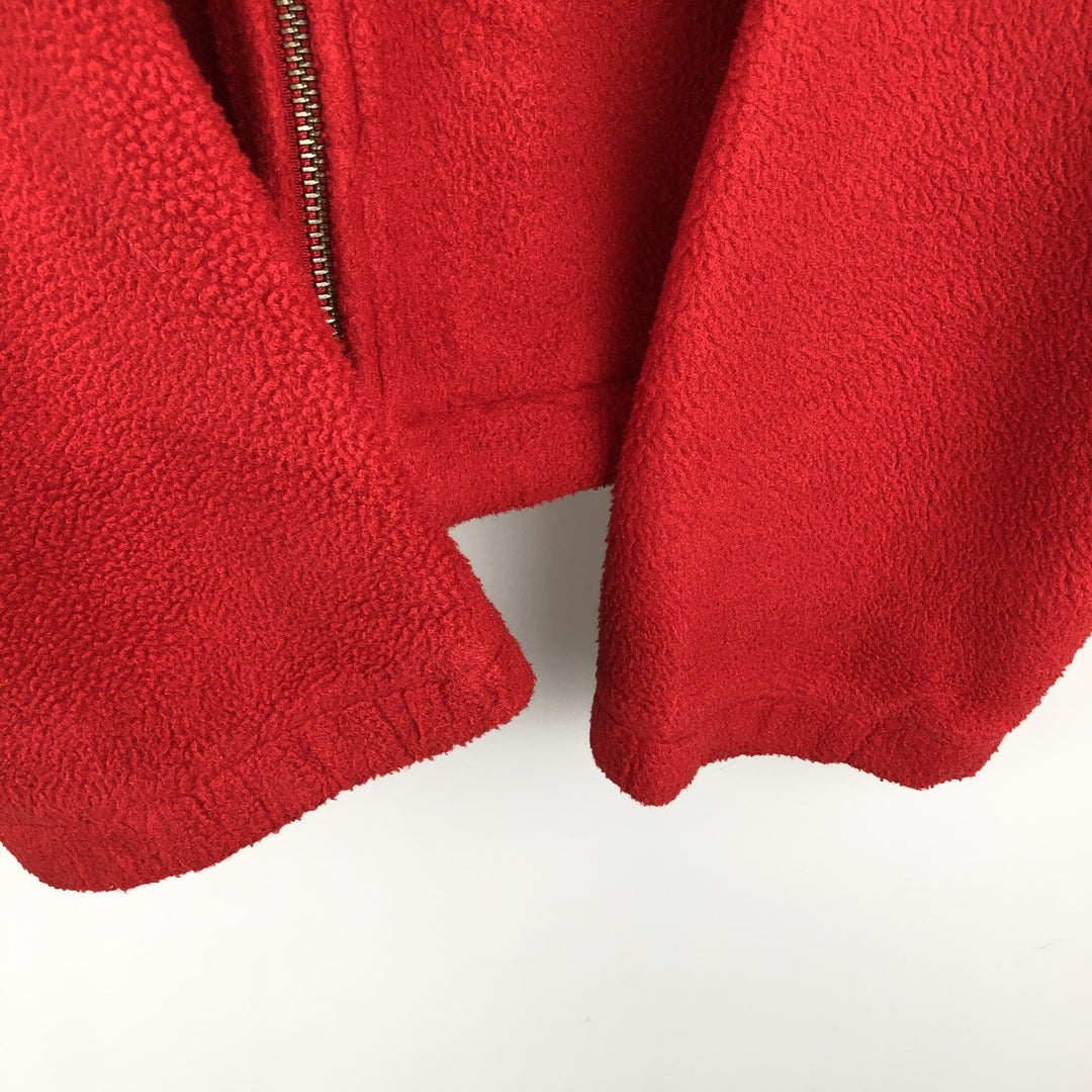 Ralph Lauren POLO by Ralph Lauren Swing Top Fleece Jacket, Men's Size Medium polyester red type Vintage Second Hand
