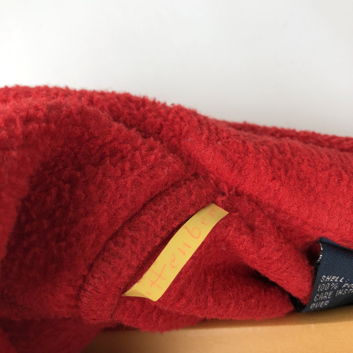 Ralph Lauren POLO by Ralph Lauren Swing Top Fleece Jacket, Men's Size Medium polyester red type Vintage Second Hand
