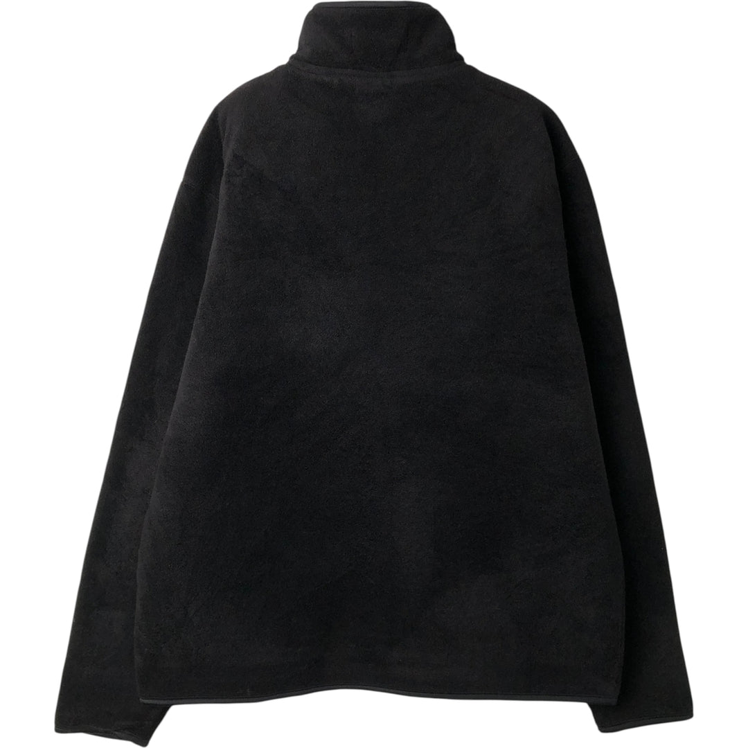 Vintage 90'S Ralph Lauren Polo Sport fleece jacket, size L, men's polyester black type Vintage Second Hand