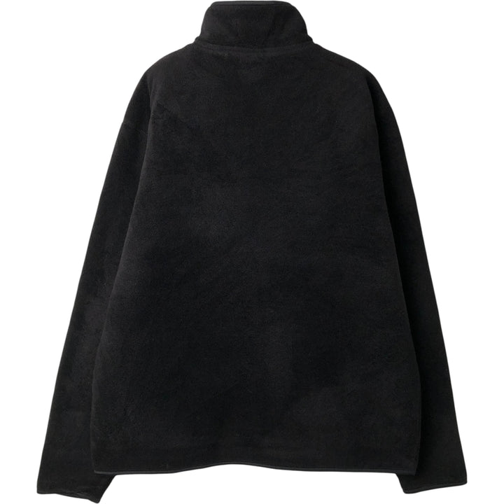 Vintage 90'S Ralph Lauren Polo Sport fleece jacket, size L, men's polyester black type Vintage Second Hand
