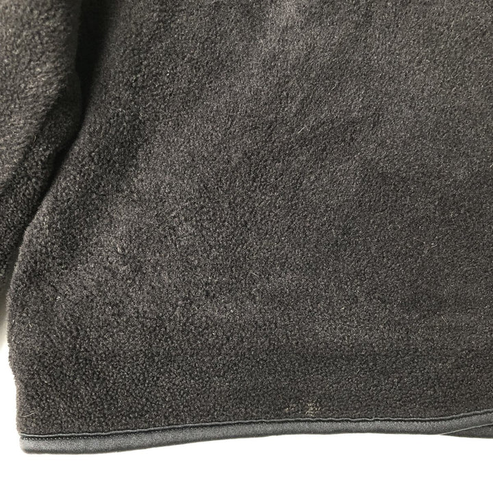 Vintage 90'S Ralph Lauren Polo Sport fleece jacket, size L, men's polyester black type Vintage Second Hand