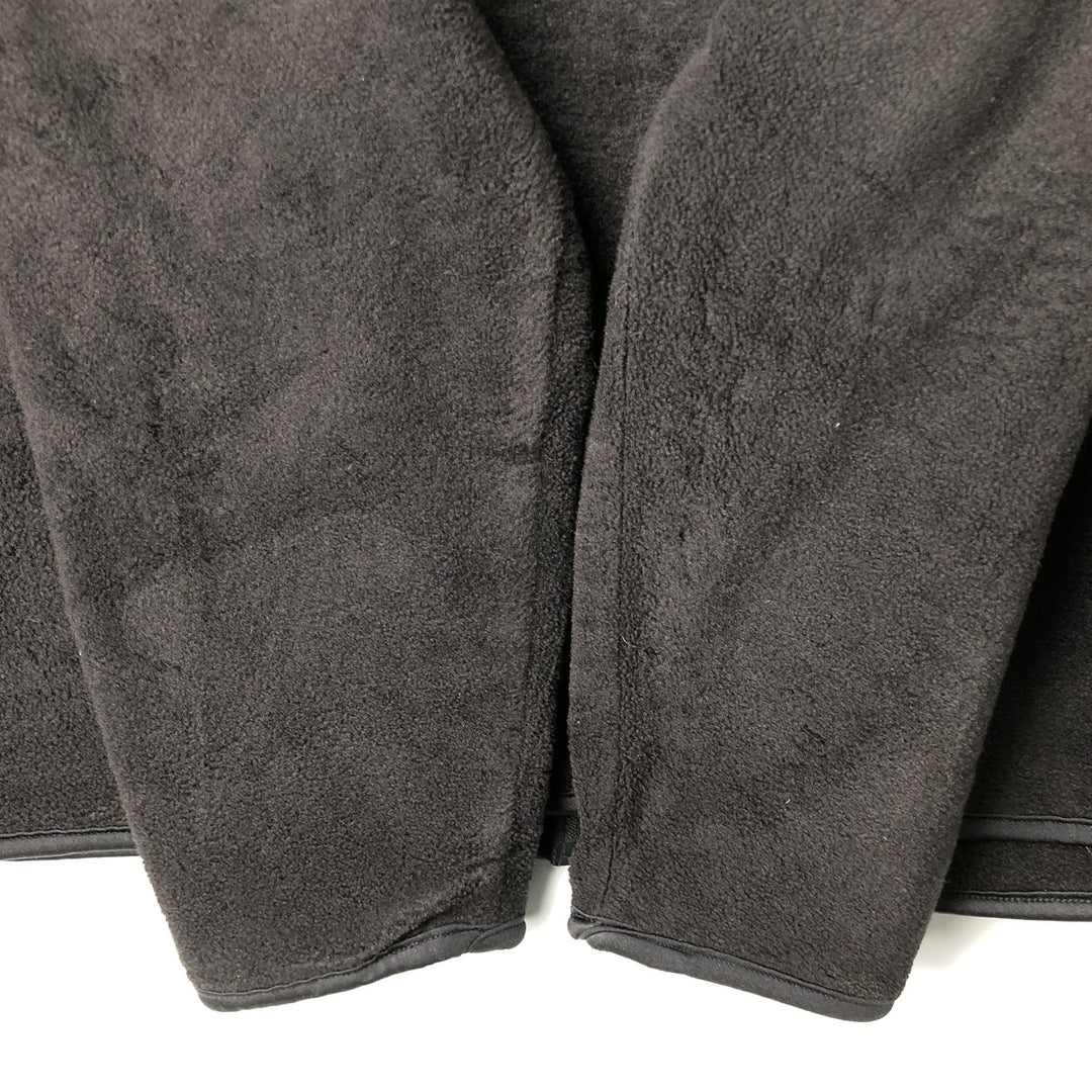 Vintage 90'S Ralph Lauren Polo Sport fleece jacket, size L, men's polyester black type Vintage Second Hand