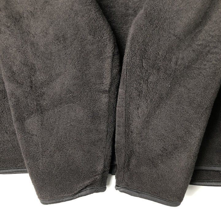 Vintage 90'S Ralph Lauren Polo Sport fleece jacket, size L, men's polyester black type Vintage Second Hand