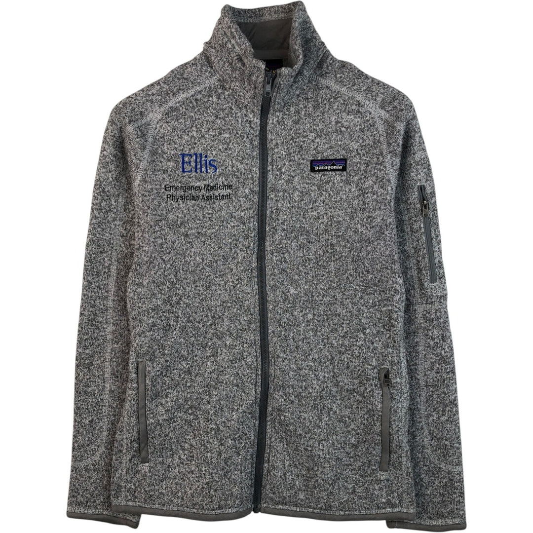 Patagonia Better Sweater Jacket 25542FA18 Fleece Jacket, Women's Size Medium polyester gray type Vintage Second Hand