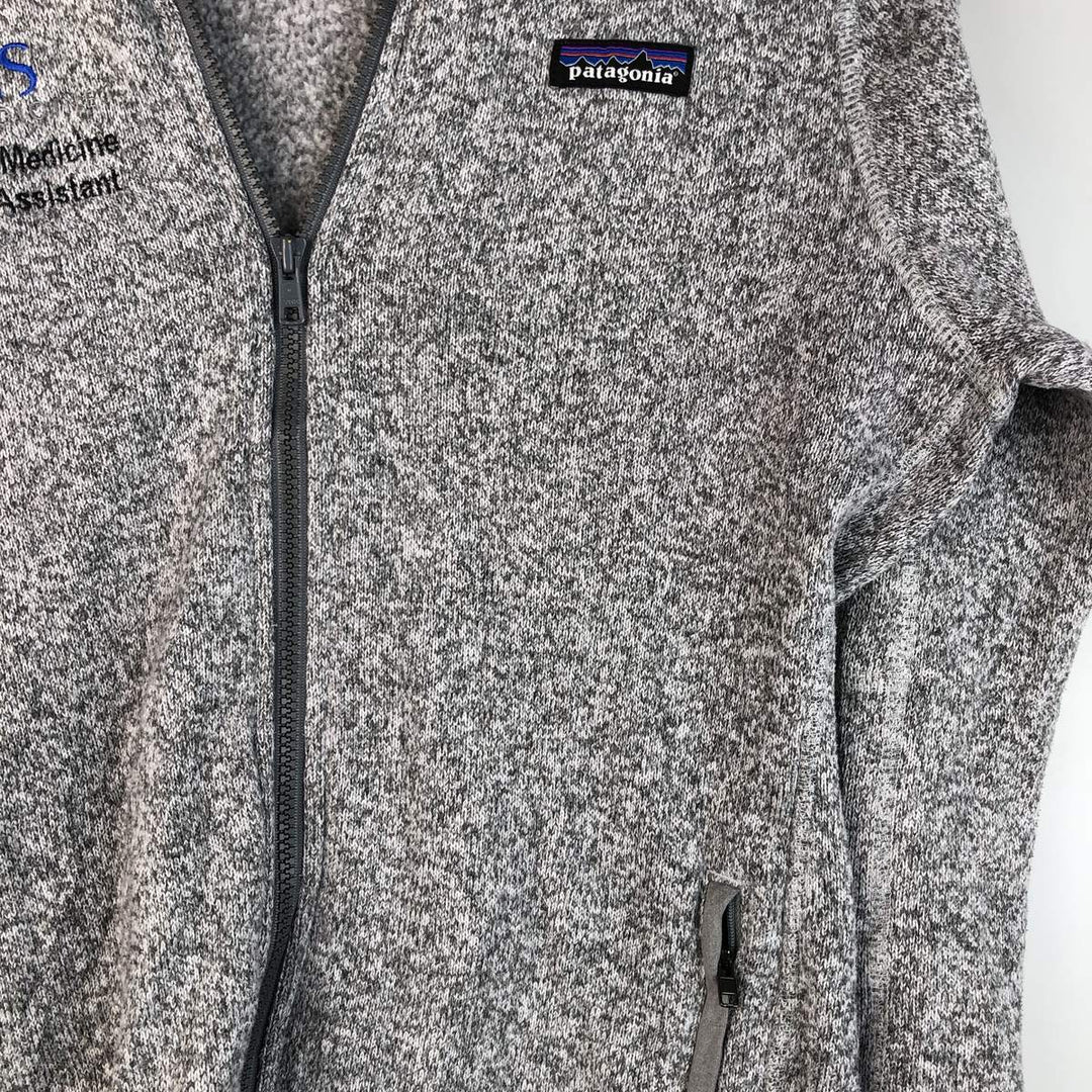 Patagonia Better Sweater Jacket 25542FA18 Fleece Jacket, Women's Size Medium polyester gray type Vintage Second Hand