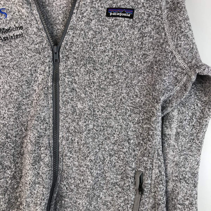 Patagonia Better Sweater Jacket 25542FA18 Fleece Jacket, Women's Size Medium polyester gray type Vintage Second Hand