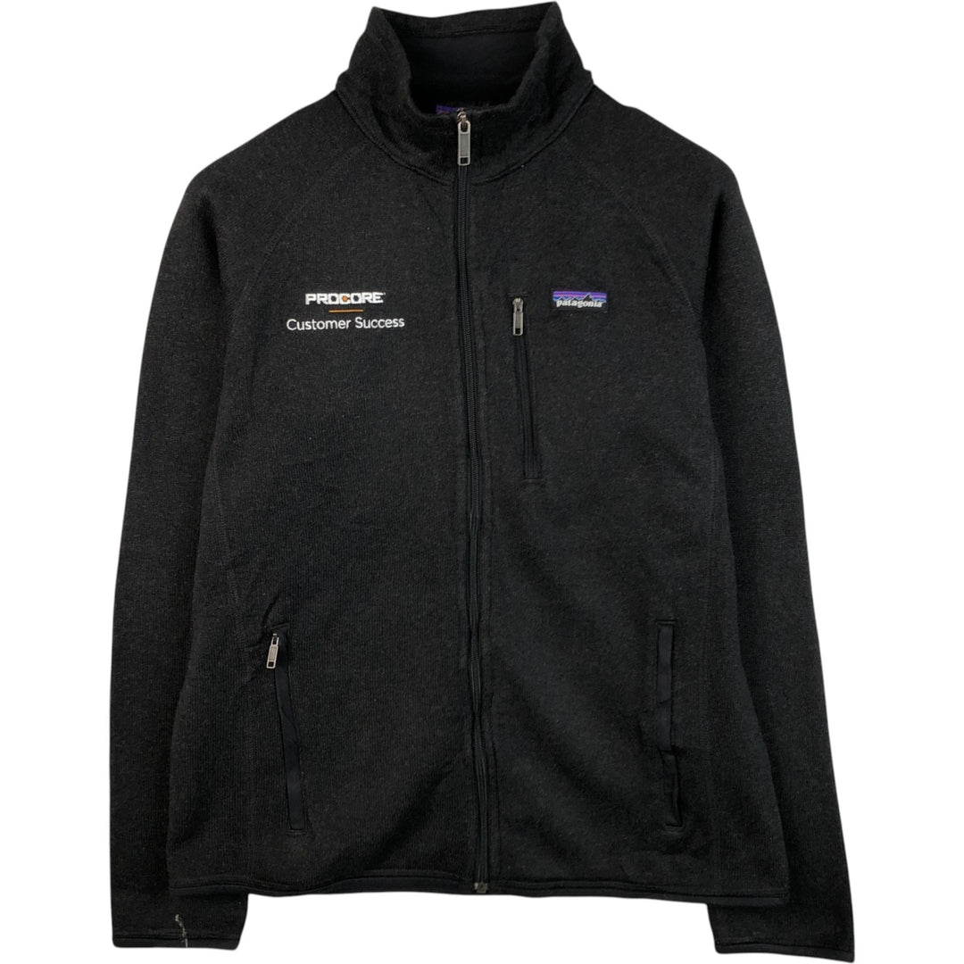 Patagonia Better Sweater Jacket 25527SP19 Fleece Jacket, Men's Size Medium polyester black type Vintage Second Hand