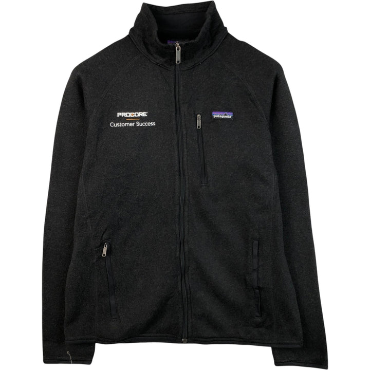 Patagonia Better Sweater Jacket 25527SP19 Fleece Jacket, Men's Size Medium polyester black type Vintage Second Hand