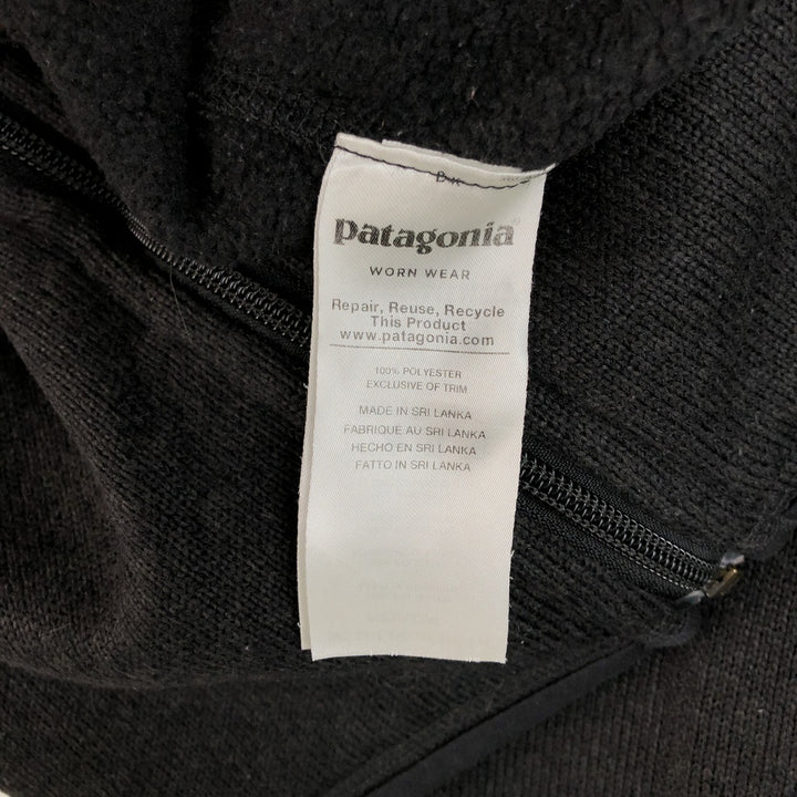Patagonia Better Sweater Jacket 25527SP19 Fleece Jacket, Men's Size Medium polyester black type Vintage Second Hand