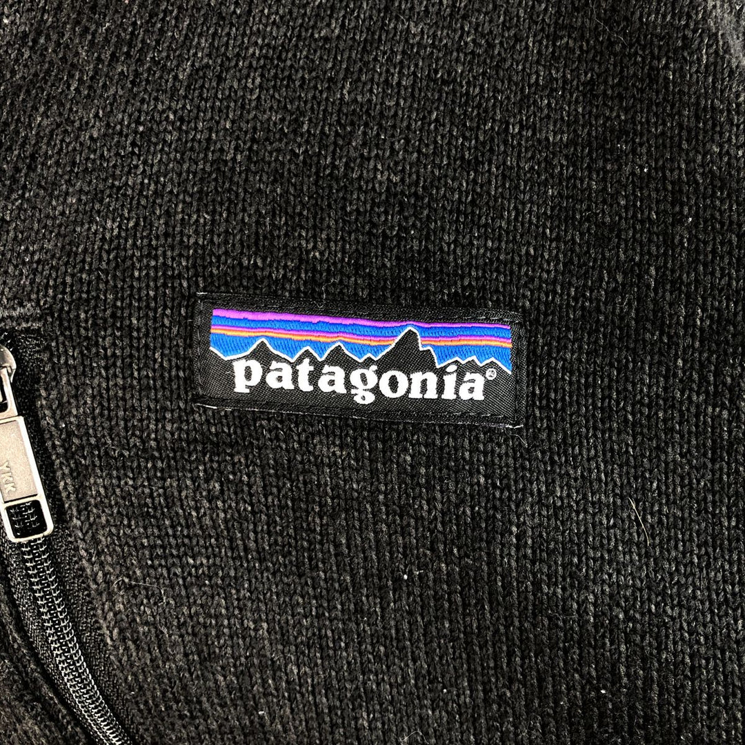 Patagonia Better Sweater Jacket 25527SP19 Fleece Jacket, Men's Size Medium polyester black type Vintage Second Hand