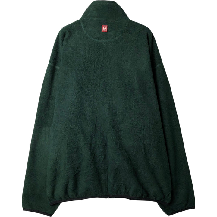 Ralph Lauren CHAPS fleece jacket, men's size XL polyester Green type dark green Vintage Second Hand