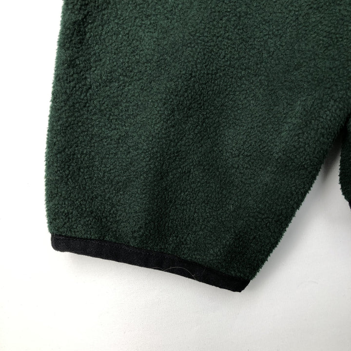 Ralph Lauren CHAPS fleece jacket, men's size XL polyester Green type dark green Vintage Second Hand