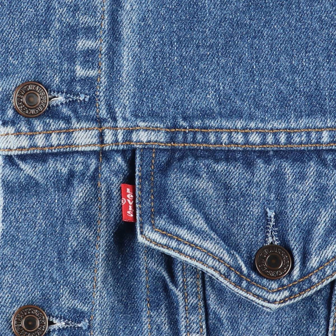 90'S Levi's 70500-0219 Denim Jacket, Men's Size L, Vintage cotton blue type Vintage Second Hand