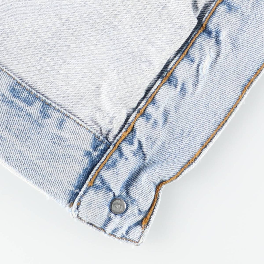 90'S Levi's 70503-0482 Euro Model Denim Jacket, Men's XL, Vintage cotton blue type Vintage Second Hand