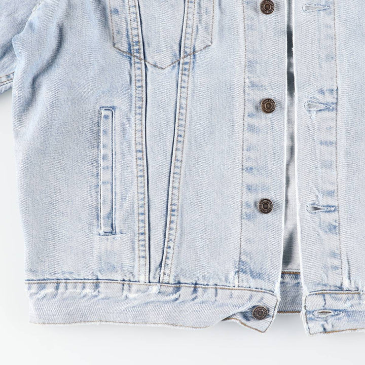 90'S Levi's 70503-0482 Euro Model Denim Jacket, Men's XL, Vintage cotton blue type Vintage Second Hand