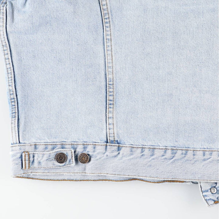 90'S Levi's 70503-0482 Euro Model Denim Jacket, Men's XL, Vintage cotton blue type Vintage Second Hand