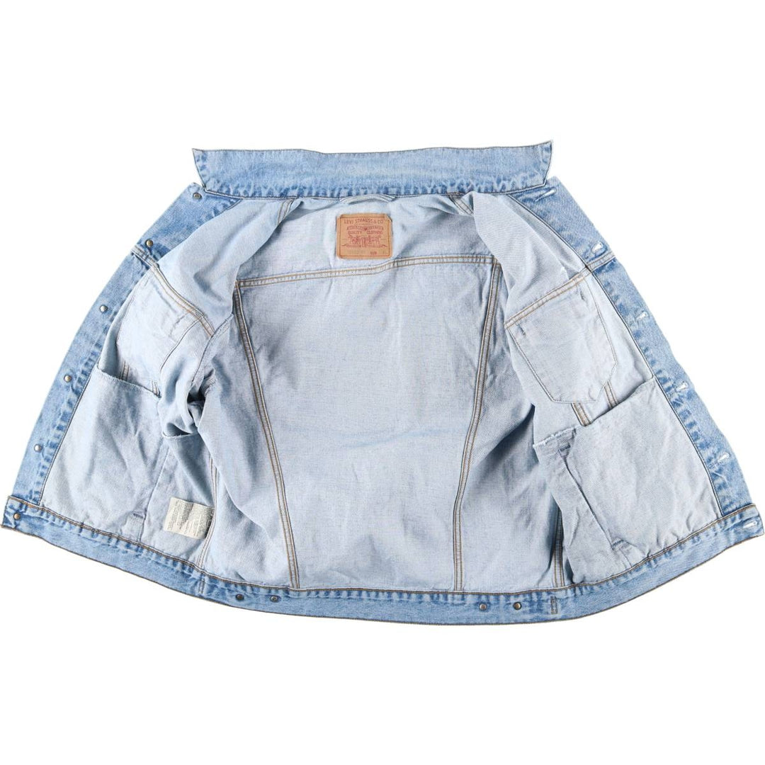 90'S Levi's 70503-0210 denim jacket, G-jacket, men's XL size, vintage cotton blue type Vintage Second Hand