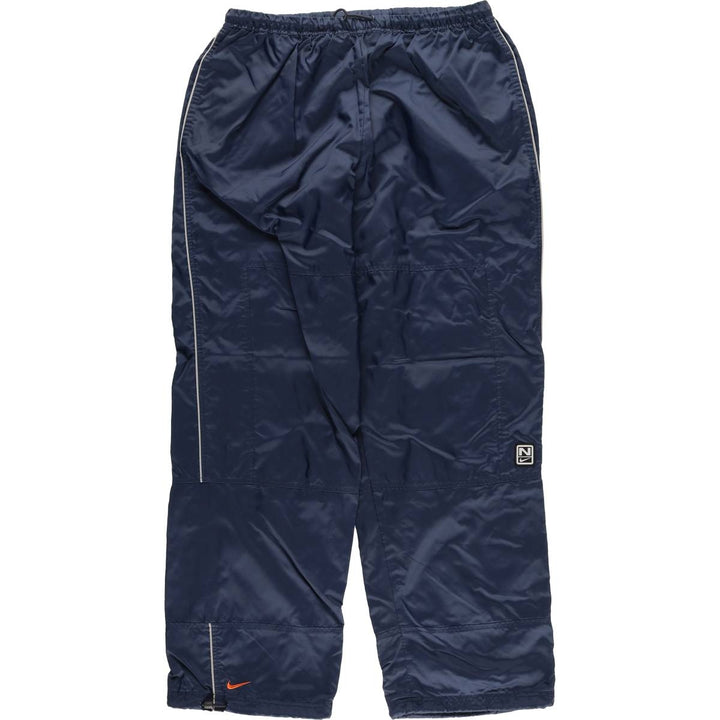 00'S Nike Nylon Pants Shaka Shaka Pants Men's XL Nylon navy blue type Vintage Second Hand