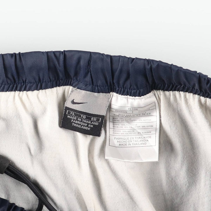 00'S Nike Nylon Pants Shaka Shaka Pants Men's XL Nylon navy blue type Vintage Second Hand