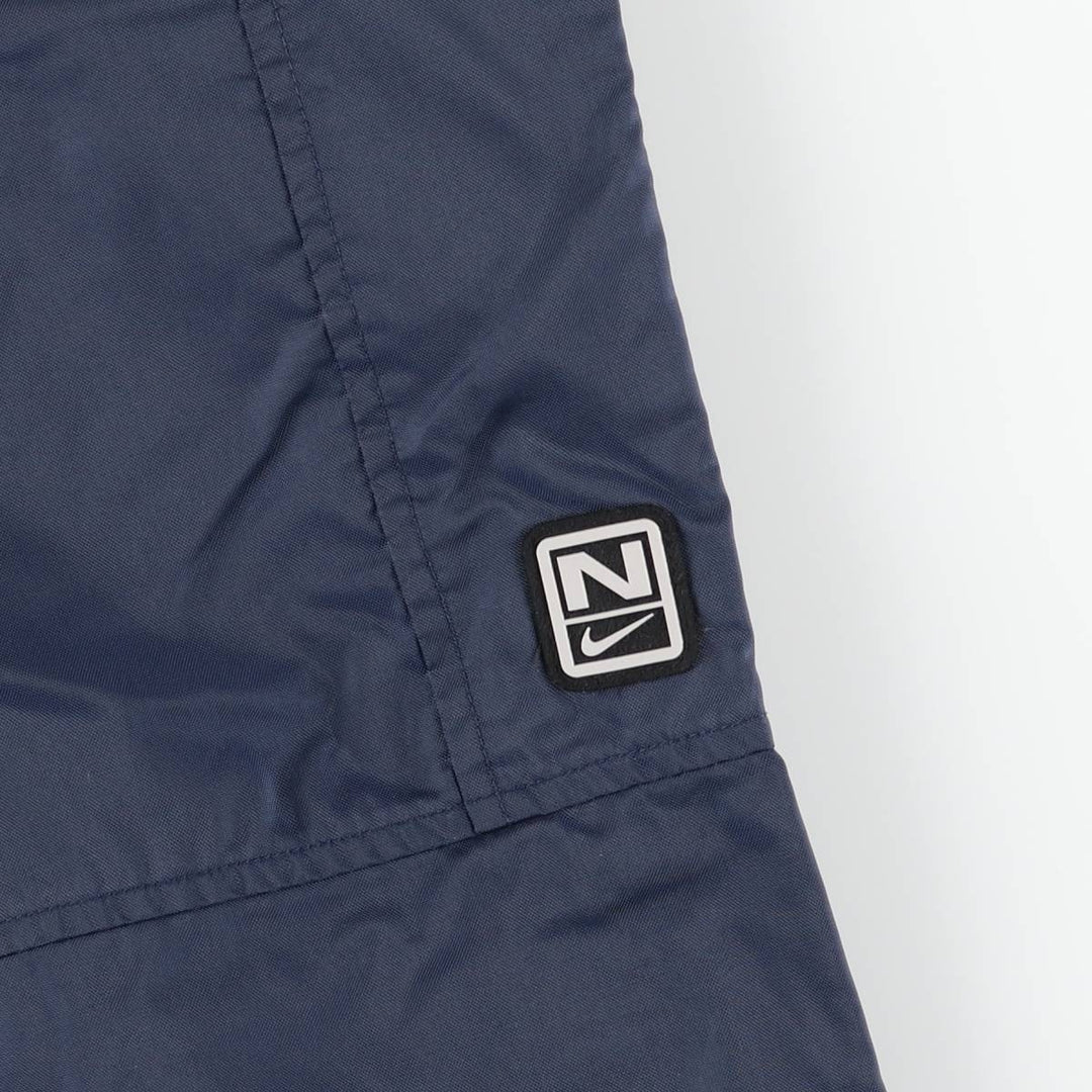 00'S Nike Nylon Pants Shaka Shaka Pants Men's XL Nylon navy blue type Vintage Second Hand