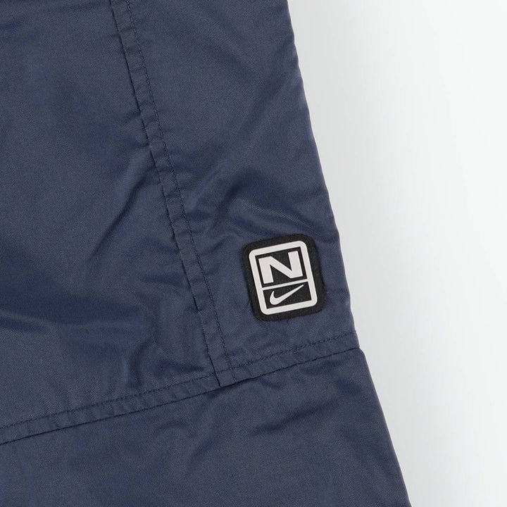 00'S Nike Nylon Pants Shaka Shaka Pants Men's XL Nylon navy blue type Vintage Second Hand