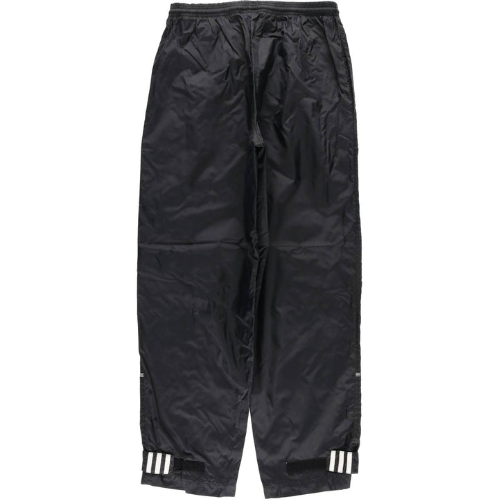 00'S Adidas nylon pants, rustling pants, men's size M Nylon black type Vintage Second Hand